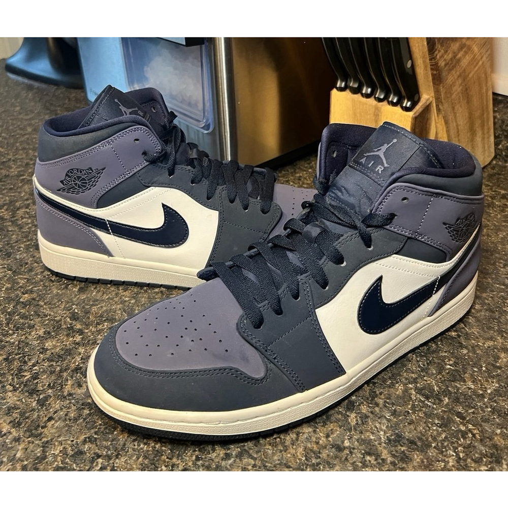 Nike Air Jordan 1 Mid Obsidian Sanded Purple